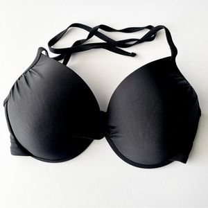 Xhilaration Black Halter bikini top